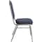 National Public Seating Deluxe Fabric Upholstered Stack Chair, Midnight Blue 9354-SV - alternate 6